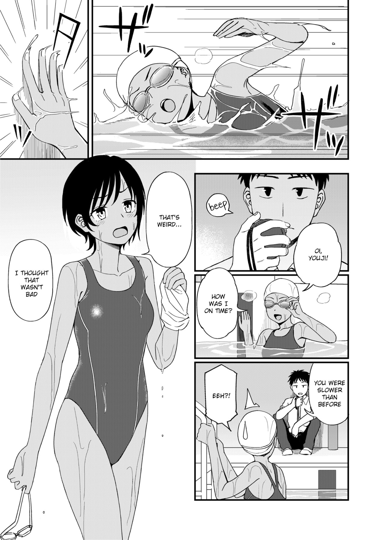 Hentai Manga Comic-Poolside Girlfriend-Read-1